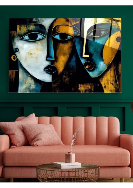 Cubism Art Cam Tablo, Dekoratif Cam Tablo fırsatları