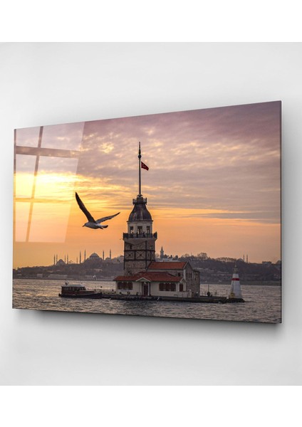 Kız Kulesi Cam Tablo, Dekoratif Cam Tablo fırsatları