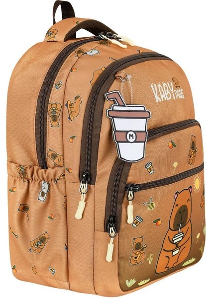 Unisex Ilkokul Çantası Caby Para 3'lü Set 40*30 cm Beslenme Çantası Kalem Kutusu Ortopedik Kabypare fırsatları
