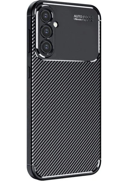 Newface Samsung Galaxy A16 5g Kılıf Auto Focus Karbon Kapak - Siyah