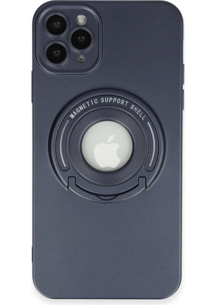 Newface iPhone 11 Pro Max Kılıf Lukka Magneticsafe Kapak - Lacivert