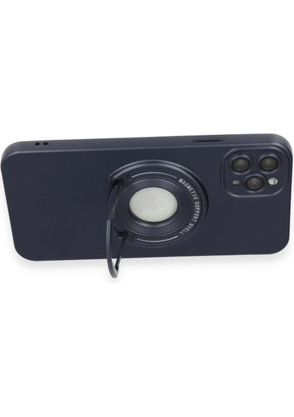 Newface iPhone 11 Pro Max Kılıf Lukka Magneticsafe Kapak - Lacivert modelleri