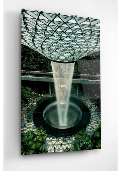 Jewel Changi Airport Cam Tablo, Dekoratif Cam Tablo fiyatları