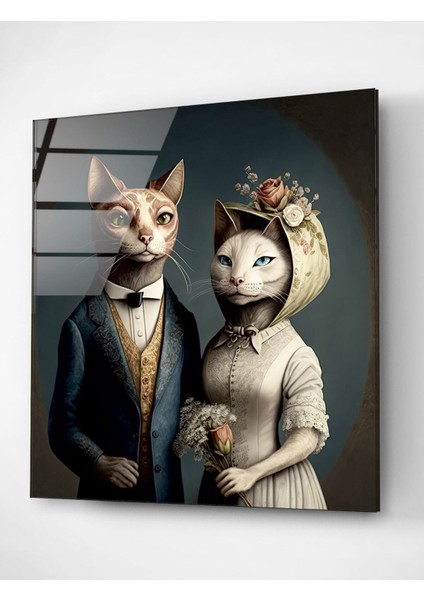 Couple Cat Cam Tablo, Dekoratif Cam Tablo fırsatları