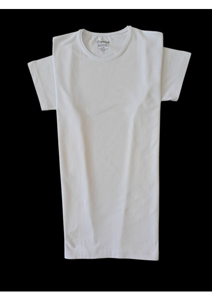 Tişört pamuklu cotton modal beyaz sıfır yaka slim fit yetişkin unisex SB1-1XL modelleri