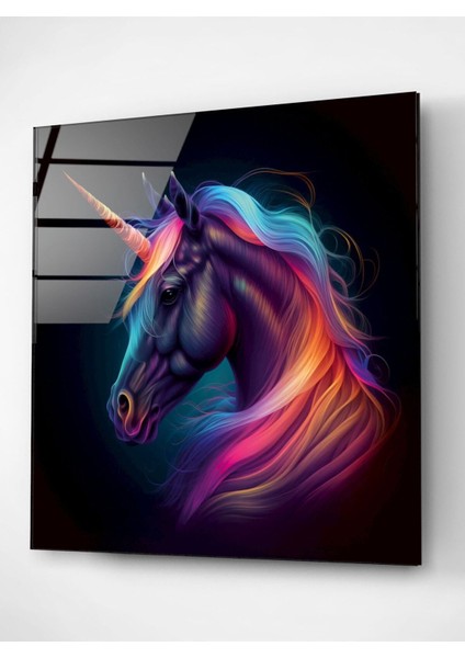 Tek Boynuzlu At Cam Tablo, Dekoratif Cam Tablo fırsatları