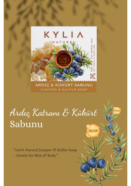 Ardıç Kükürt Sabun 125 gr. (Ruşur Taşı Hediyeli) fiyatları