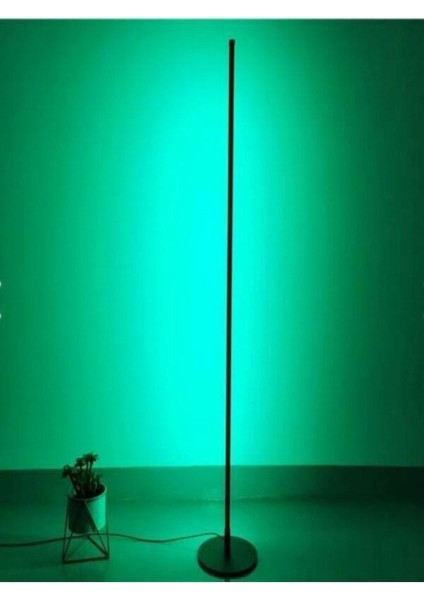 Şık Gri Renkli Rgb LED Lambader, Modern ve Dekoratif Aydınlatma Seçeneği