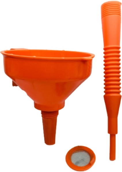 Çelik Süzgeçli Spiral Huni 160MM 1.2l, Dayanıklı ve Pratik Kullanım