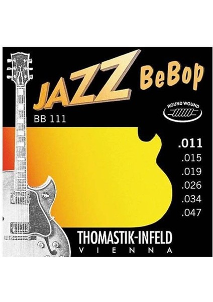 Elektro Jazz Bebop Gitar Teli Thomastik Infeld BB111, Yüksek Kalite Müzik Aksesuarı