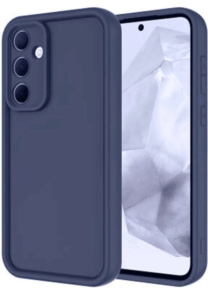 Newface Samsung Galaxy A16 5g Kılıf Viera Silikon - Lacivert