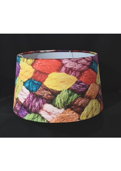 40 Çap Konik Kumaş Kaplama Sarı Şık Lambader Dekoru fiyatları