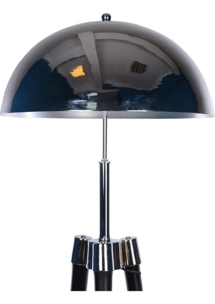 Bej Ahşap Üç Ayaklı Köşe Aydınlatma, Mantar Metal Başlık, Krom Kaplama fırsatları