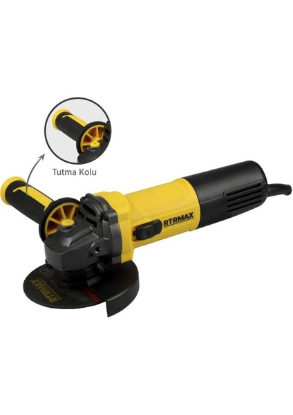 Avuç Taşlama Makinesi 125 mm 950 W, Güçlü ve Dayanıklı El Aleti fırsatları