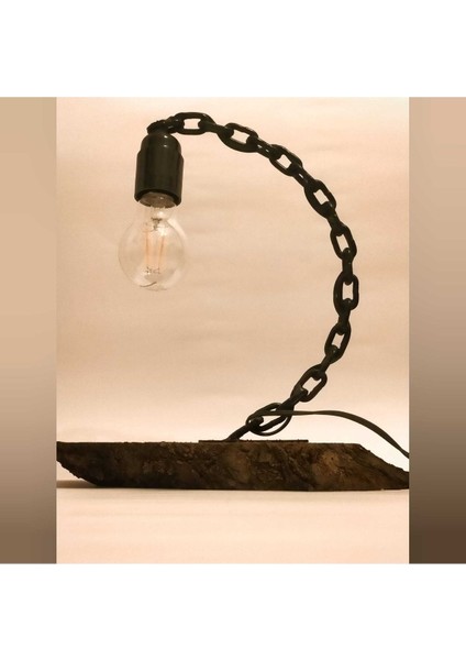 Şık Ahşap Tabanlı Masa Lambası, Modern ve Doğal Tasarım fırsatları