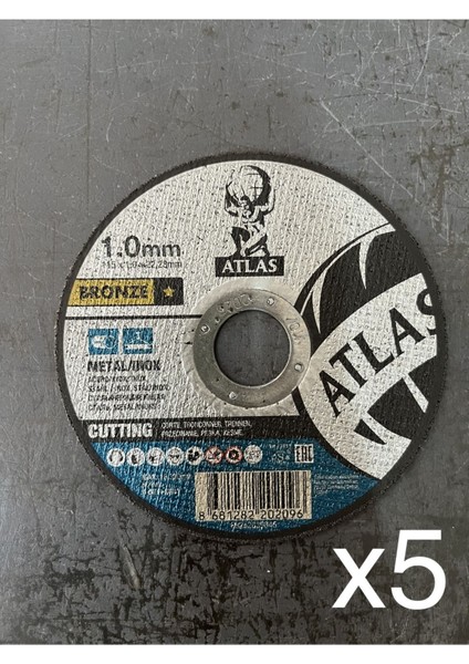 Paslanmaz Çelik Kesme Taşı Seti, 5'li Paket