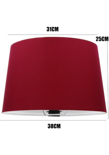 Şık Bordo Lambader Şapkası ile Evinize Tarz Katın fiyatları