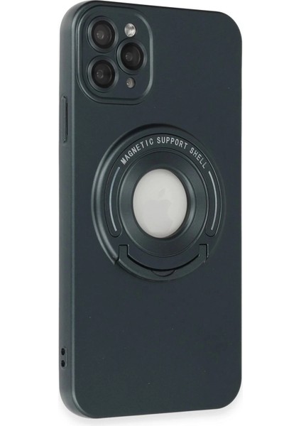 Newface iPhone 12 Pro Max Kılıf Lukka Magneticsafe Kapak - Koyu Yeşil fiyatları