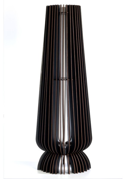 Büyük Boy Ahşap Dekoratif Lambader, Kahverengi, Şık ve Sıcak Ortamlar Için fiyatları