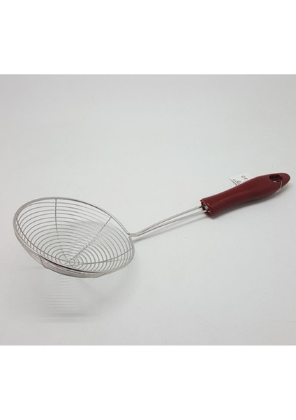 Paslanmaz Çelik Küçük Boy Kızartma Maşası Süzgeçli Yağ Kevgiri