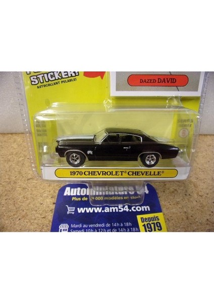 1970 Chevrolet Chevelle - Dazed David - Garbage Pail Kids Series 6 1/64 Model Araba