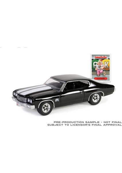 1970 Chevrolet Chevelle - Dazed David - Garbage Pail Kids Series 6 1/64 Model Araba