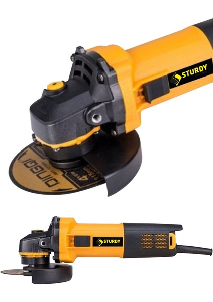 3400W Spiral Taşlama ve Kesme Makinesi, 115MM, Yeni Seri