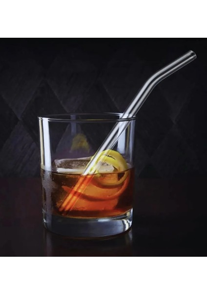 1 Adet Cam Pipet Isıya Dayanıklı Eğimli Pipet