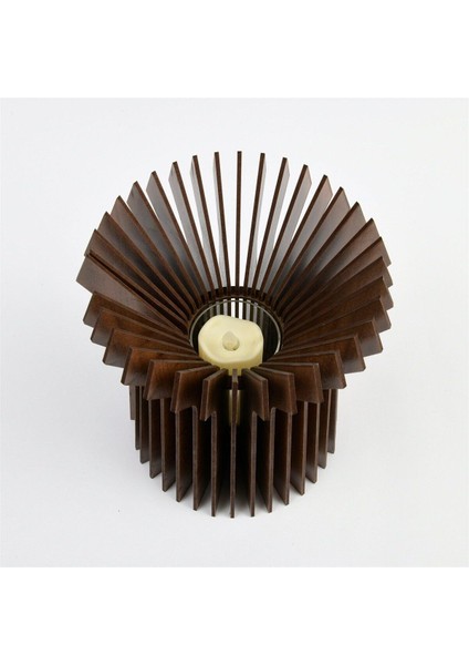 Kahverengi Ahşap Dekoratif Lambader, Şık ve Sıcak Işık Kaynağı modelleri