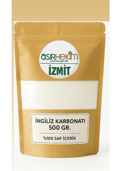 Ingiliz Karbonatı 500 gr - Doğal Sodyum Bikarbonat - İçilebilir - Çok Amaçlı Kullanım