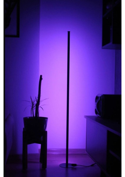 Köşe Dekoratif Lambader, LED Işık Sistemi, Rgb 256 Renk, Şık ve Modern Tasarım modelleri