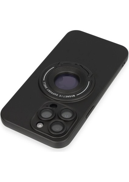 Newface iPhone 13 Pro Max Kılıf Lukka Magneticsafe Kapak - Siyah indirimleri