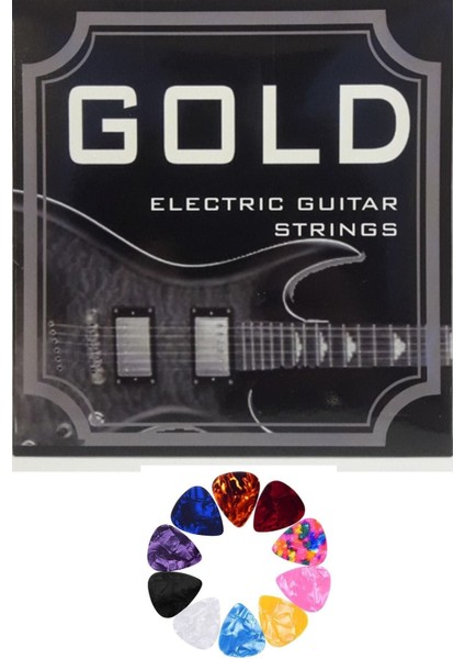 Elektro Gitar Tel Seti ve Pena, Müzik Aksesuarları, Profesyonel ve Kaliteli Set