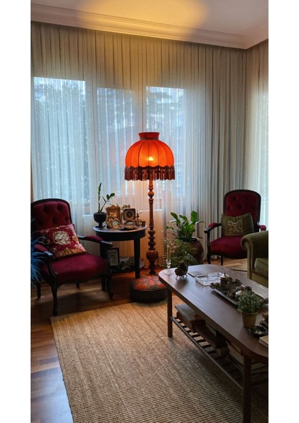 Kiremit Rengi Ayışığı Abajur ve Lambader Modelleri, Şık ve Sıcak Dekorasyon Için Ideal fiyatları