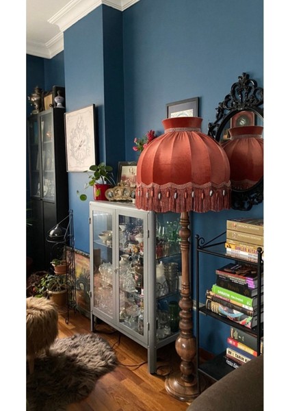 Kiremit Rengi Ayışığı Abajur ve Lambader Modelleri, Şık ve Sıcak Dekorasyon Için Ideal indirimleri