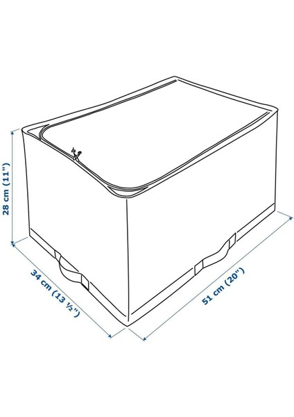Bölmeli Saklama Kutusu, 34X51X28 Cm, Gri-Beyaz Kareli, Düzenleyici Hurç indirimleri