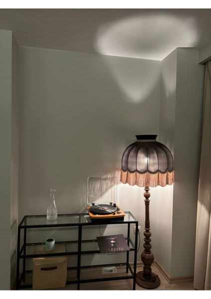 Yeşil ve Siyah Ikili Püsküllü Modern Lambader Seti modelleri