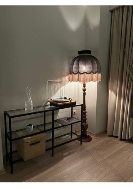 Yeşil ve Siyah Ikili Püsküllü Modern Lambader Seti fırsatları