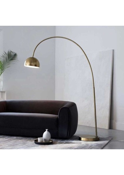 Rustik Metal Köşe Lambası, 40 Cm, Dekoratif ve Eskitme Tasarım