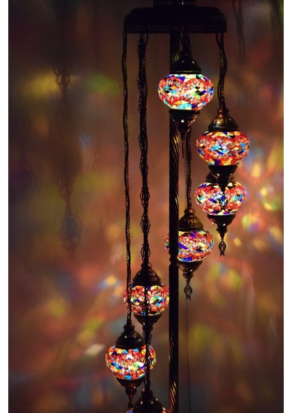 Turkuaz Çoklu Elişi Sarkıt Camlı Lambader, Şık ve Modern Aydınlatma Seçeneği fiyatları