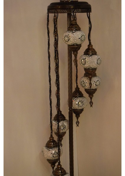 Şık Çoklu Elişi Lambader, Camlı Mozaik Ayaklı ve Köşe Dekoratif Aydınlatma fırsatları