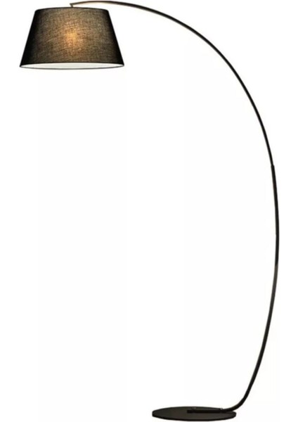 Rustik Siyah Metal Köşe Lambası, 40 cm Çaplı Dekoratif ve Şık Tasarım