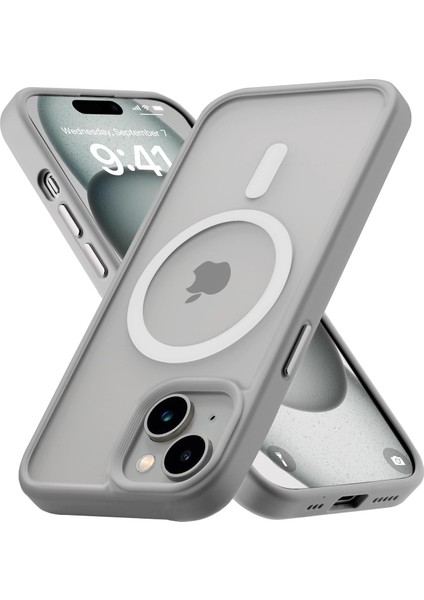 iPhone 14 Uyumlu Kamera Korumalı Magsafe Wireless Şarj Özellikli Mat Silikon Kılıf fiyatları