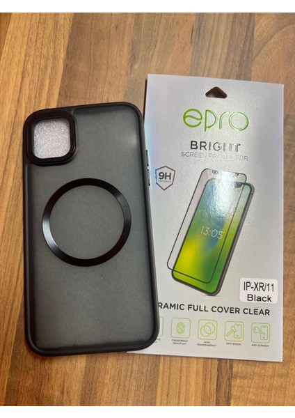 Apple iPhone 11 / Xr Magsafe Kılıf (Screen Protector )