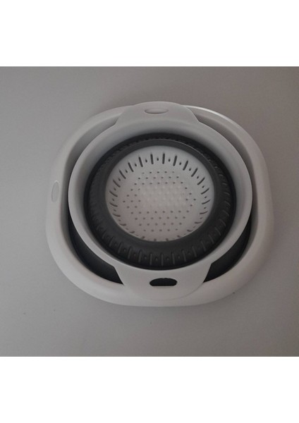 Katlanır Leğen ve Yuvarlak Süzgeç Seti, Pratik ve Kullanışlı Iki Parça fiyatları