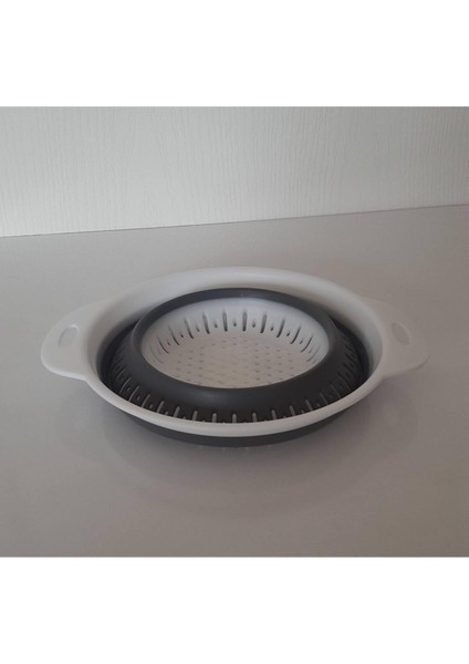 Katlanır Leğen ve Yuvarlak Süzgeç Seti, Pratik ve Kullanışlı Iki Parça