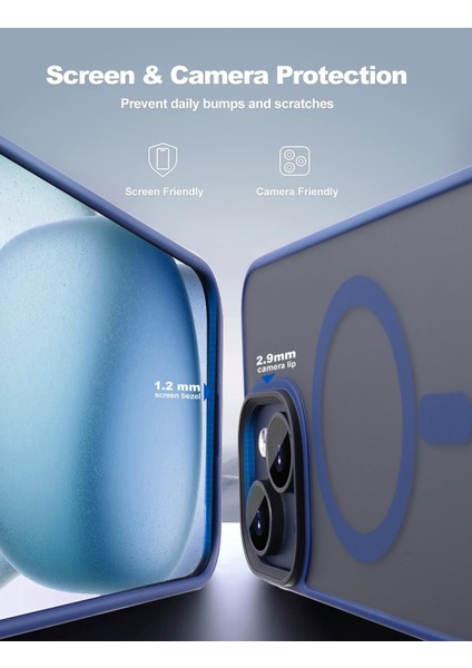 iPhone 14 Uyumlu Kamera Korumalı Magsafe Wireless Şarj Özellikli Mat Silikon Kılıf fiyatları