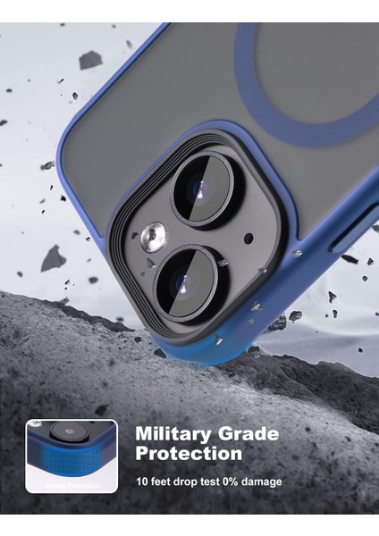 iPhone 14 Uyumlu Kamera Korumalı Magsafe Wireless Şarj Özellikli Mat Silikon Kılıf fırsatları