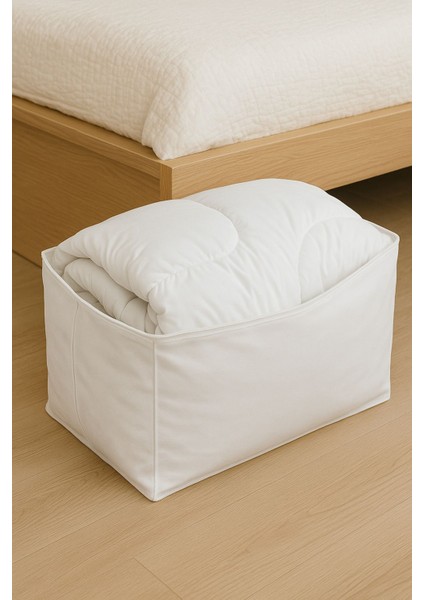 Baza Altı Organizer Hurç, Beyaz, 74X46X46 Cm, Pratik ve Şık Saklama Çözümü fiyatları