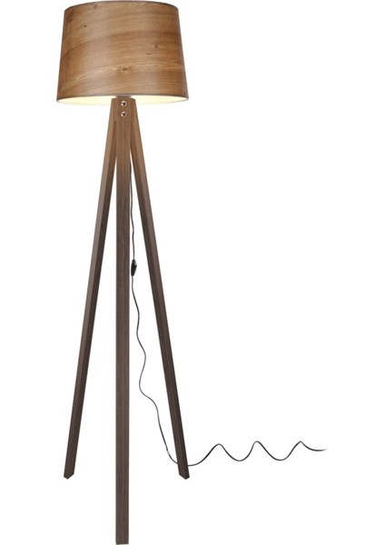 Şık Ceviz Ayaklı Ağaç Desenli Lambader, Modern ve Sıcak Atmosfer Için Ideal fiyatları